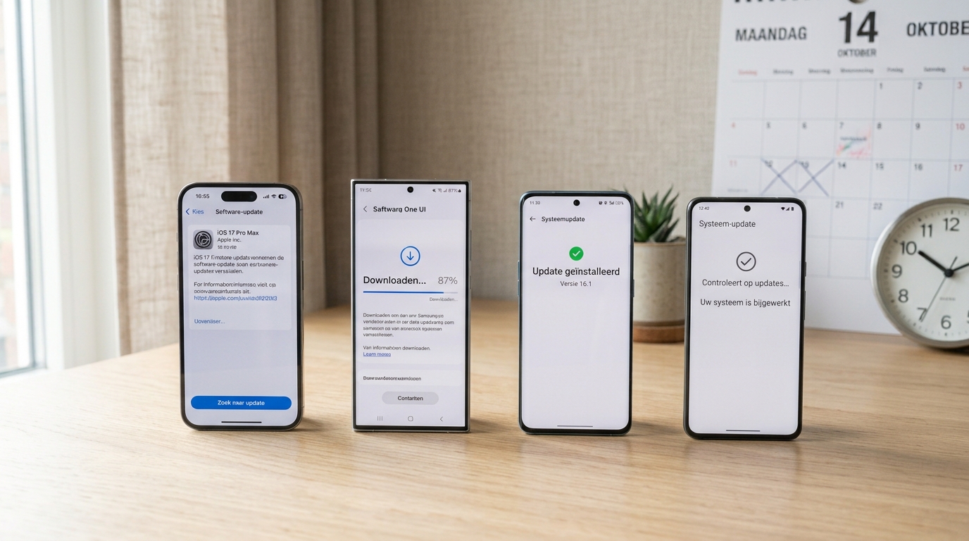 Welke telefoon krijgt het langst updates? Fabrikanten vergeleken